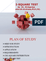 Chi-Square Test: by Dr. M.Supriya Moderator:Dr.B.Aruna, M.D. (H)