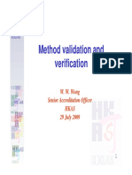 Method Validation and Verification PDF