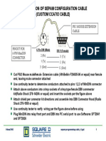 Construction Diagram of Sepam CCA783 Configuration Cable