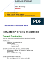 GW 6-Tube Well Construction, Comparison of Tube Well Irrigation With Canal Irrigation