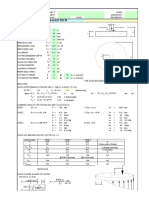 Circular Footing Design Based On ACI 318-19: Input Data & Design Summary