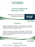 Temperature Programmed Desorption TPD