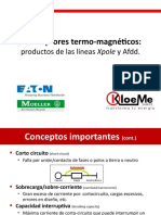 Presentación de Interruptores Termomagneticos Xxpole y Afdd 2018.