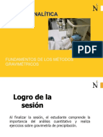 Q.A. - Clase 09 - Gravimetría Fundamentos PDF