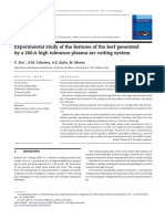 Experimental Study of The Features of The Kerf Generated by A 200 A High Tolerance Plasma Arc Cutting System