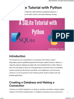 A SQLite Tutorial With Python PDF