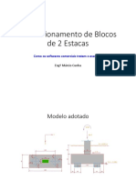 Dimensionamento de Blocos de 2 Estacas