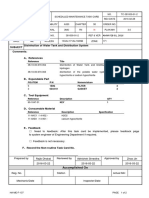 Subject Disinfection of Water Tank and Distribution System Comments： A、 References