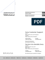 Television Téléviseur: Sony Customer Support