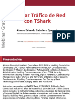 Webinar Gratuito: Analizar Tráfico de Red Con Tshark