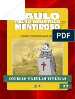 Coleção Fábulas Bíblicas Volume 27 - Paulo, Falso Apóstolo Mentiroso PDF