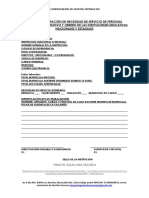 Acta de Declaracion de Necesidad de Servicios - Director y Supervisor