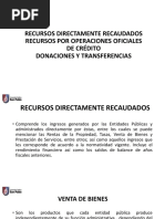 Recursos Directamente Recaudados