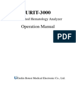 URIT-3000 Operation Manual (2.00V2.25)