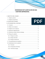 Memorandum de Planificacion