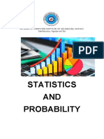 Statistics AND Probability: Informatic Computer Institute of Agusan Del Sur Inc. Sanfrancisco, Agusan Del Sur