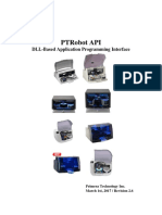 Ptrobot Api: Dll-Based Application Programming Interface