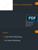 Non Traditional Machining: Murthy Raj R 1MV19MCM02 M Tech Cim Sir. Mvit