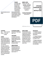 Infrared Thermometer GUN Instructions: Control Company