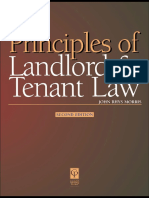 Principle of Landlord and Tenant PDF