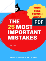 25 Most Important Mistakes