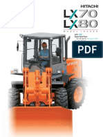 Hitachi LX70/80-7 Wheel Loader Brochure.