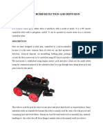 Robotic Bomb Detection and Diffusion