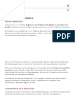 Significado de Democracia (Qué Es, Concepto y Definición) - Significados PDF