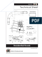 Technical Sheet: Residential Roads