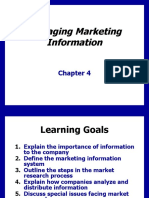 Managing Marketing Information