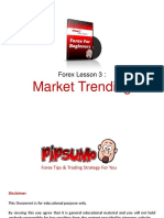 Market Trending: Forex Lesson 3