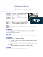 QC Inspection and Test Plan