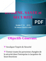 HYGIENE, SANTE Et SECURITE Module 24 BTS