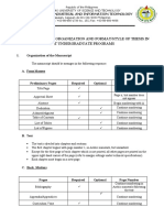 Guidelines For The Organization and Format/Style of Thesis in Ciit Undergraduate Programs