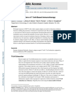 HHS Public Access: Cell-Intrinsic Barriers of T Cell-Based Immunotherapy