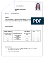 Curriculum Vitae:: Richa Rajput: 481, Ram Sadan, Tulsinagar Society, Sabarmati, Ahmedabad-380005