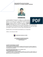 Credencial de Supervisor Ambiental