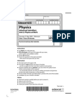 Unit 2 Physics - May 2009