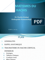 Traumatisme Fermé Du Rachis UCAD 2015pptx