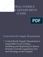 Central Sterile Supply Department (CSSD) PPT