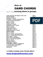 Compendium of Keyboard Chords