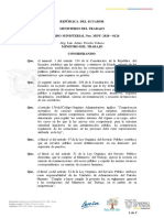 Acuerdo Ministerial Nro. MDT 2020 0124 PDF