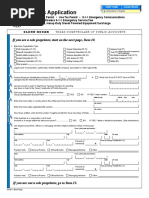 Texas Rental Application