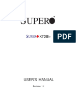 User'S Manual: X7Dbi+