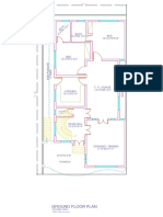 Ground Floor Plan: BED 13'-4 "X16'-6" Bath 6'-0"X8'-10 "