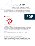 Oracle 11 G Vs 12 C