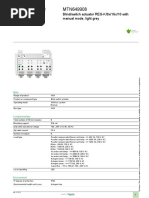 Product Data Sheet: Blind/switch Actuator REG-K/8x/16x/10 With Manual Mode, Light Grey