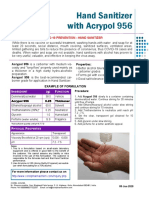 Hand Sanitizer With Acrypol 956 Leaflet PDF