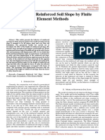 Behavior of Reinforced Soil Slope by Finite Element Methods IJERTV8IS020080