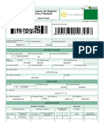 Formulario Del Registro Único Tributario: Hoja Principal